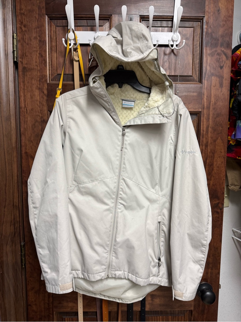 Columbia Women's Cream Utility Hooded Jacket